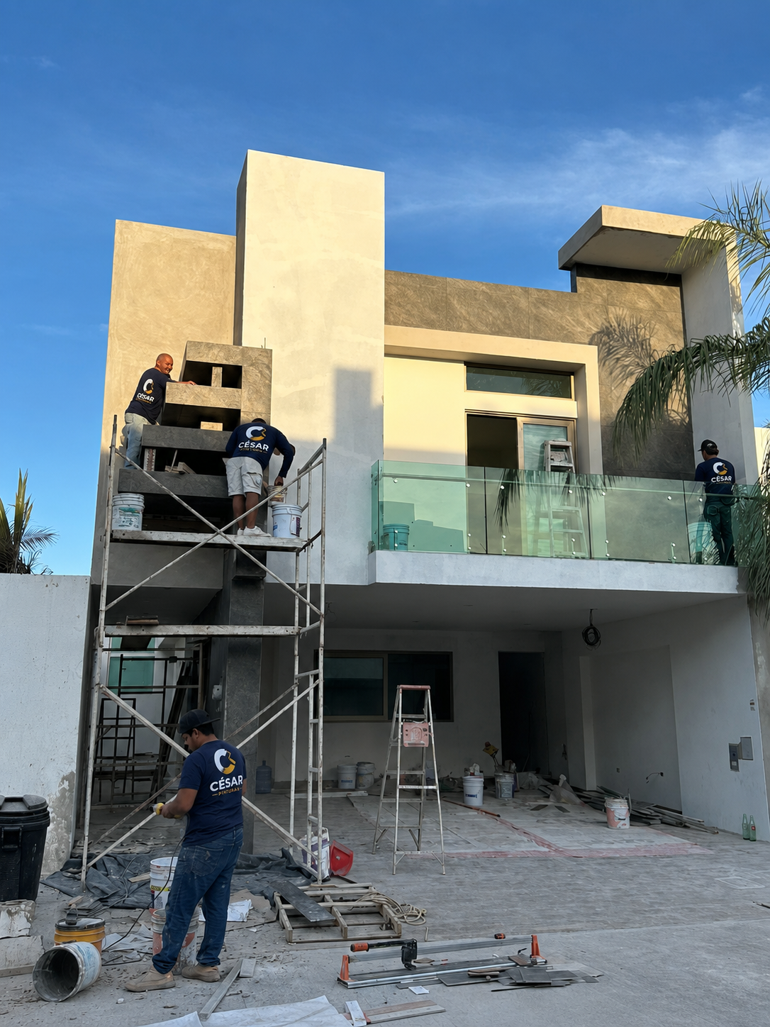 Pintura residencial de alto padrão em Londrina - César Pinturas